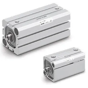 Xi lanh khí nén compact dạng mỏng, loại đầu ra cao CDQEB20-1 - CQE Series
